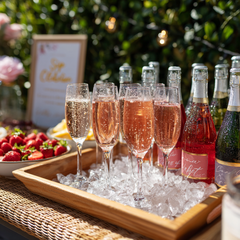 Bubbly Bar Welcome Station