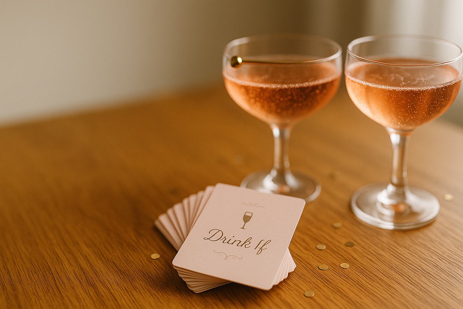 Drink-If Card Deck Icebreaker for Bachelorette Party