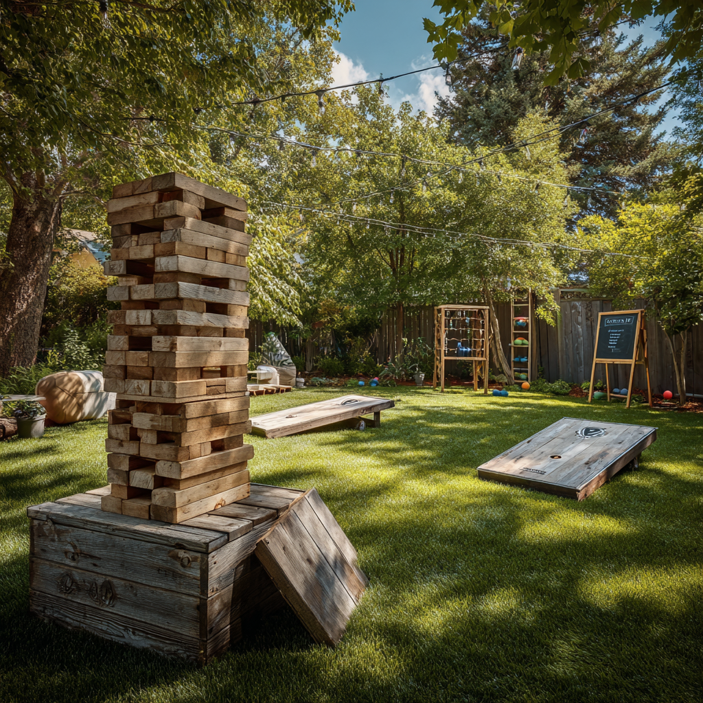 Bachelor Party Yard-Game Triathlon