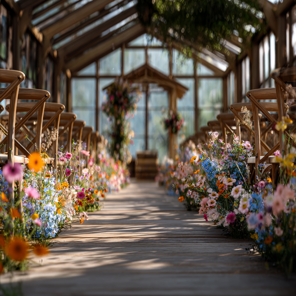 Grounded Wildflower-Meadow Aisle