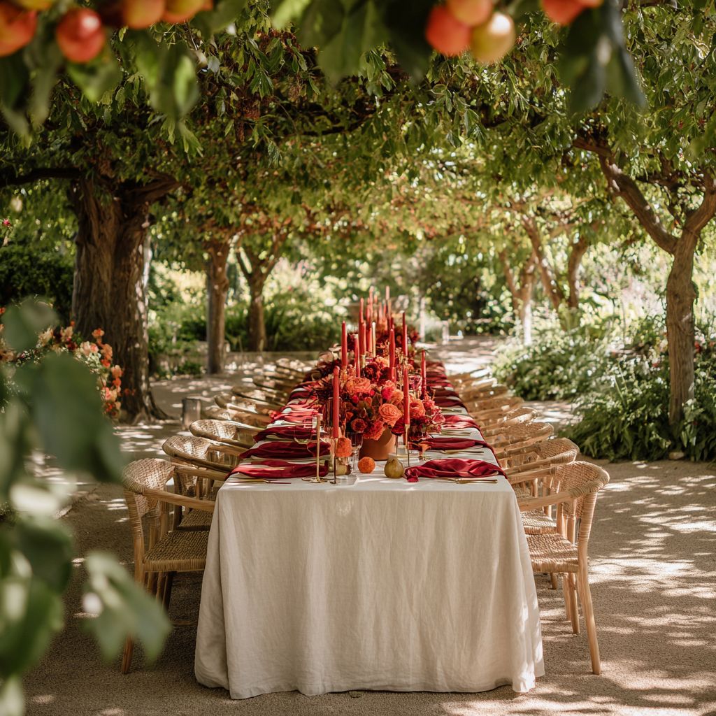 Juicy Red Wedding Palette